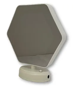 ﻣﺮآة ﻣﻀﻴﺌﺔ ﺳﺪاﺳﻲ بطارية + USB 2