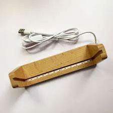 ﻗاعدة خشب مضيئة 13CM