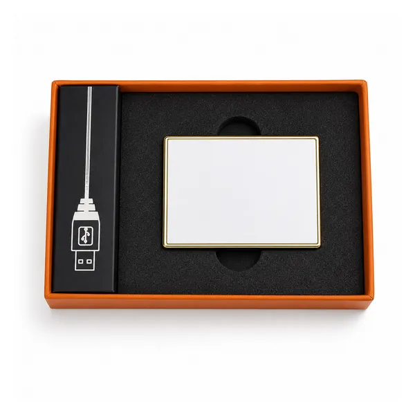 قداحة مربع مع وصلة USB