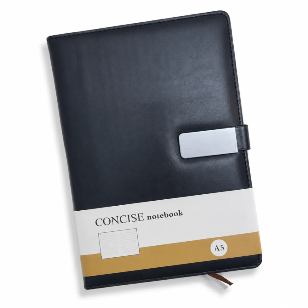 دفتر CONCISE الأسود الناعم