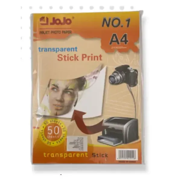 ورق ستكر شفاف 50