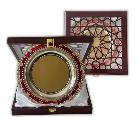 درع صحن دائري احمر 20*20 2